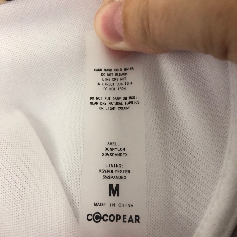 Cocopear Red Floral Cross Back Summer Swimwear M - Picture 11 of 11